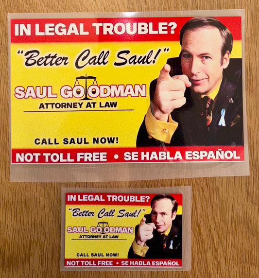 Better Call Saul Sticker – For Fans of Breaking Bad’s Legendary Lawyer