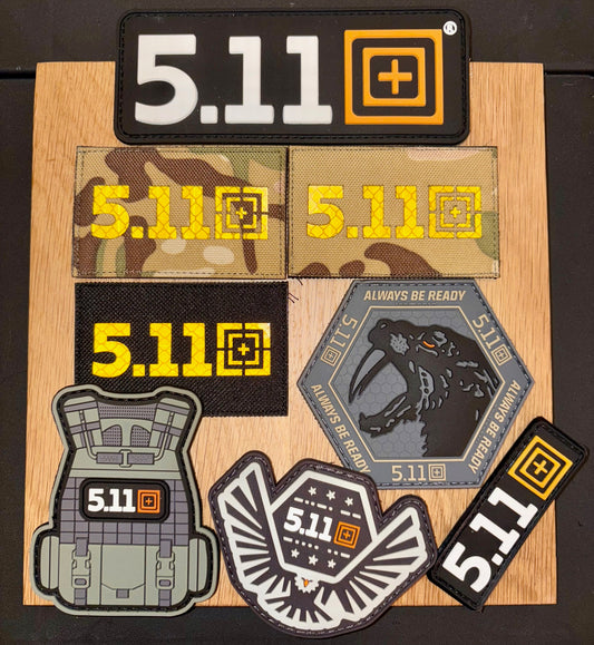 5.11 Velcro Patches – Perfect for Tactical Gear, Pet Vests & More